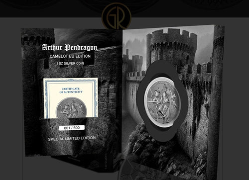 2023 Niue Camelot Arthur Pendragon 1oz Silver Coin w/Blister Pack