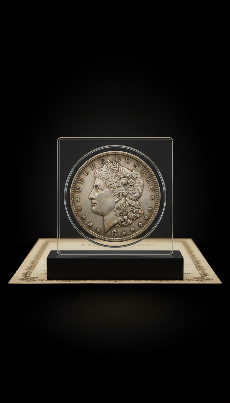 Morgan Silver Dollar Encapsulated Slab