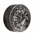 Honey Bee 2024 2 Kilo Silver Antiqued High Relief Coin