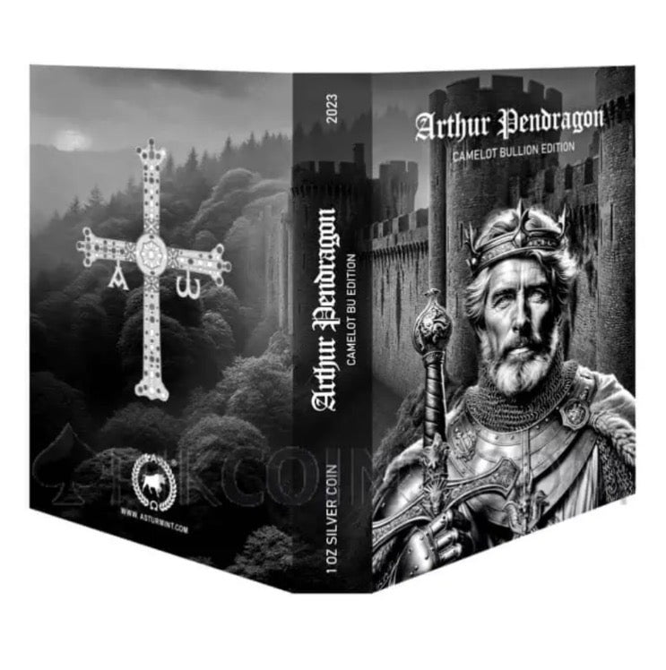 2023 Niue Camelot Arthur Pendragon 1oz Silver Coin w/Blister Pack