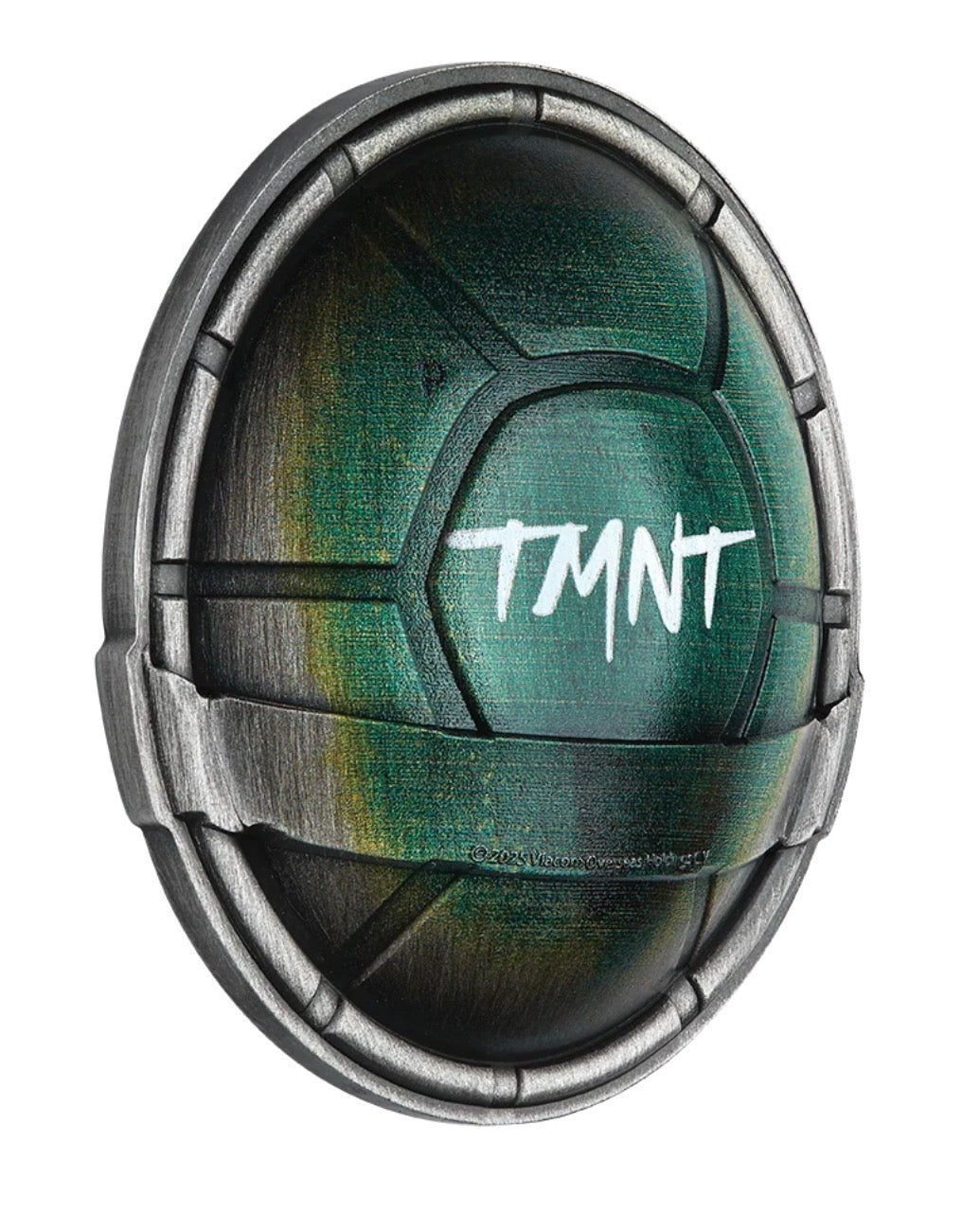 2025 Teenage Mutant Ninja Turtles 1.5oz Antiqued Silver Coloured Coin