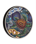 PERTH MINT TURTLE YAUNATI 2026 2OZ SILVER ANTIQUED COLOURED COIN