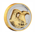 Australian Wedge-tailed Eagle 2026 2oz Silver Enhanced Reverse Proof Ultra High Relief Gilded Coin