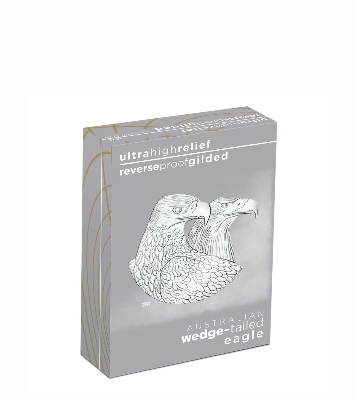 Australian Wedge-tailed Eagle 2026 2oz Silver Enhanced Reverse Proof Ultra High Relief Gilded Coin
