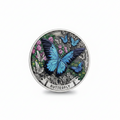 Perth Mint Butterfly 2026 2oz Silver Antiqued Coloured Coin