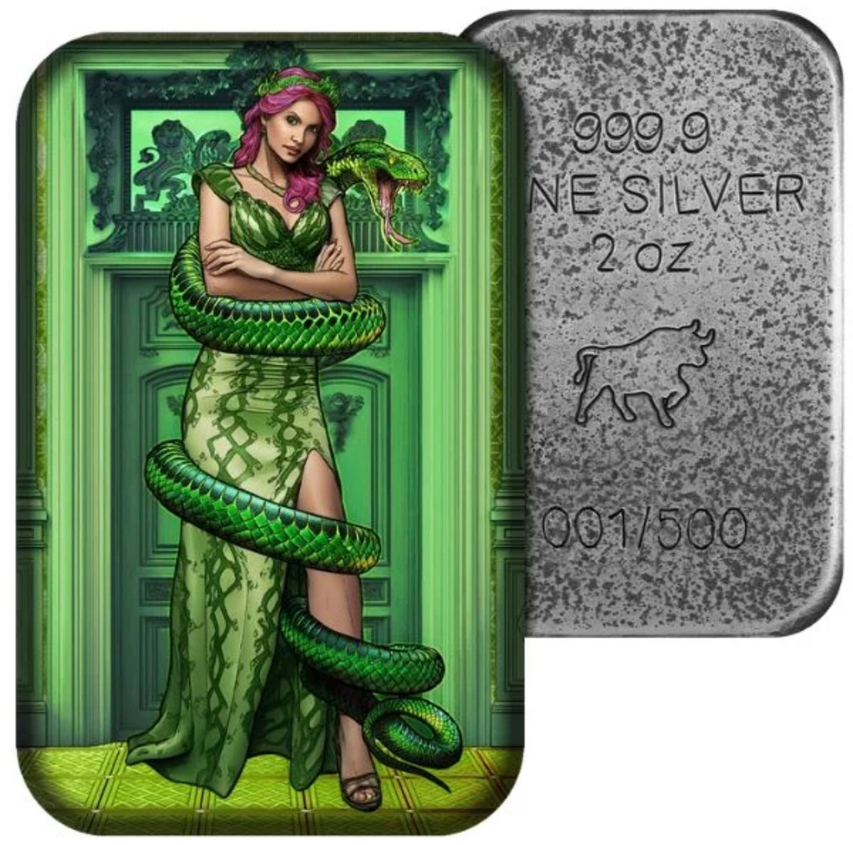The Envy – The Seven Deadly Sins 2 oz Cast Silver Bar