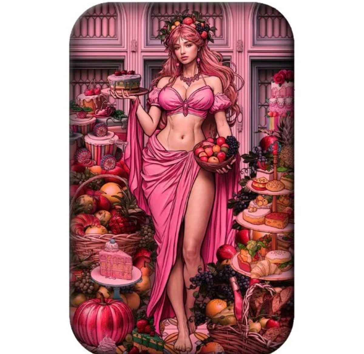 Gluttony- The Seven Deadly Sins 2 oz Cast Silver Bar